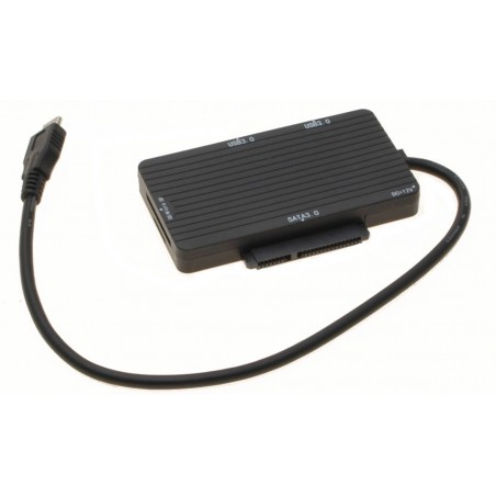 USB3 plug & play multillifunktillionel 3 i en Hub, kortlæser og konvertiller till notillebook og stillatillionær pc.