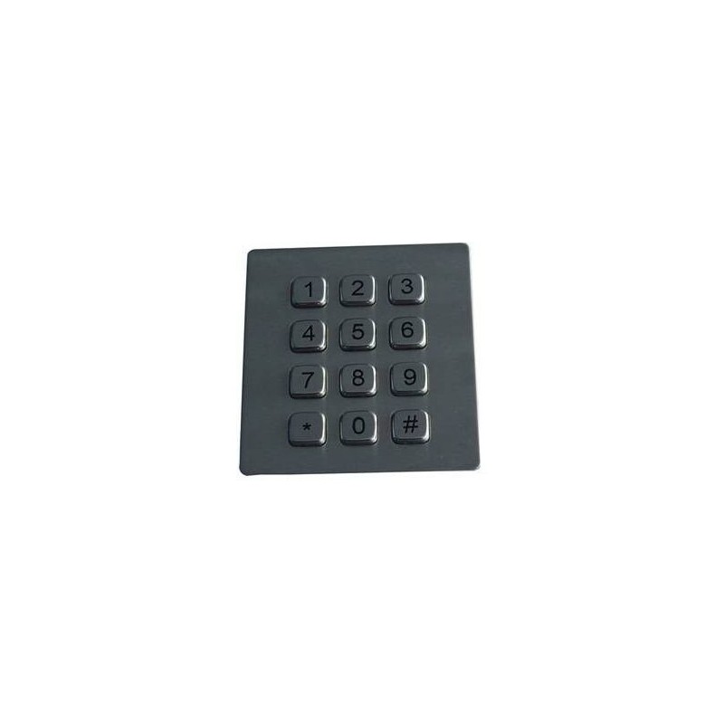 Numeric Metal Keyboard Vattentät IP65 USB Industri Knappsats för montering Pult Bakgrundsbelysning