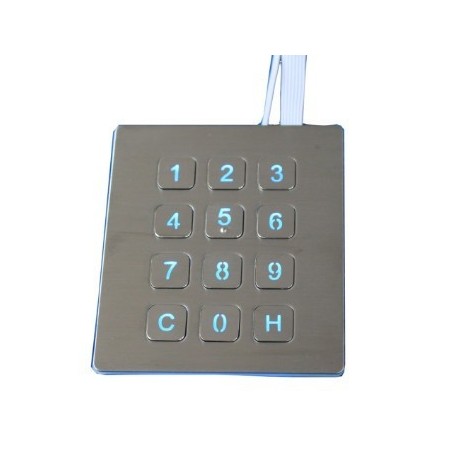 Vattentät USB industritangentbord för montering - Svensk Binär Teknik AB