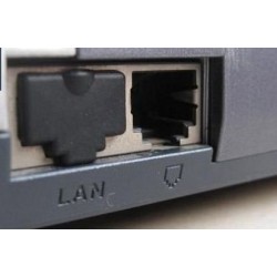 Skyddsplugg för RJ45 honkontakt. Skydda RJ45-nätverksporten