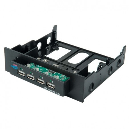 3,5" eller 5 1/4" USB-hubb för installation i PC 4-ports USB-hubb