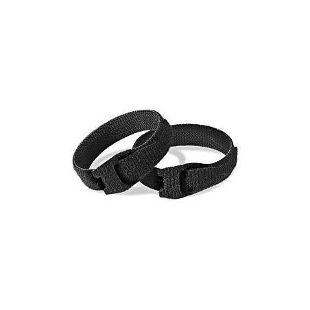 Cable Gatherer velcro strips (buntband) 12 x 150 mm, svart