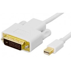Mini DisplayPort konverterkabel til DVI. Mini DP til DVI-D haneeee