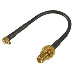 SMA hona till MMCX hane konvertiller, 10 cm kabel