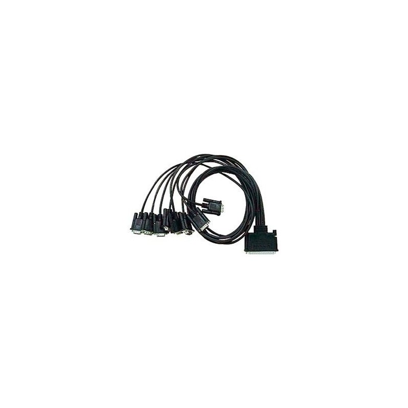 MOXA CBL-M62M9X8-100 Splitterkabel DB62M till 8x DB9M passar CP-168U och C218 Tubo