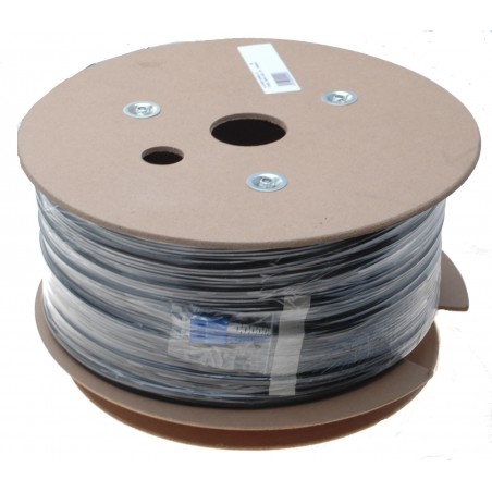 optisk armerad fiberkabel, multiläge, LC-LC, 2m, 62,5/125my, Svart, LSZH, Duplex