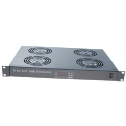 1U 19 "Rackpanel - Fläktstyrning - Fläktkontroll - Binär Teknik AB