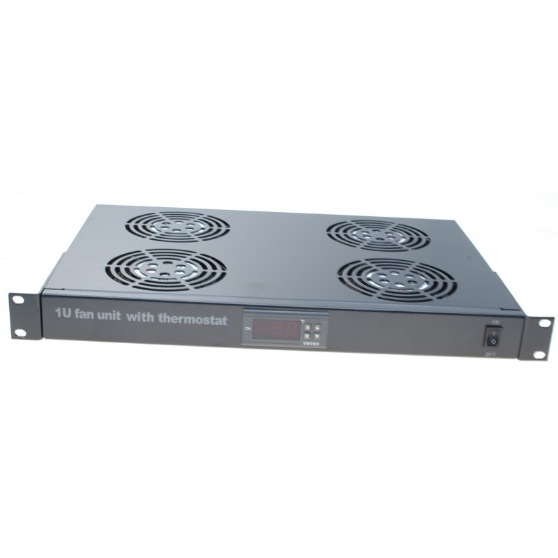 1U 19 "Rackpanel - Fläktstyrning - Fläktkontroll - Binär Teknik AB