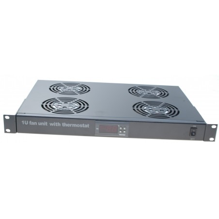 1U 19 "Rackpanel - Fläktstyrning - Fläktkontroll - Binär Teknik AB