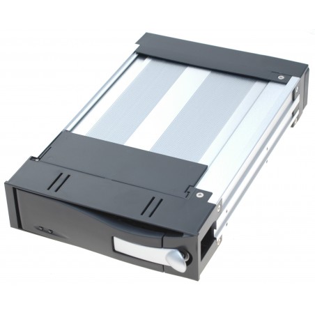 3½" veksellåda till 2½" HDD, SSD inkl. frame, svart front
