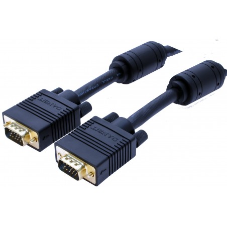 VGA-kabel DB15HD hane/hane. 1,8 meter