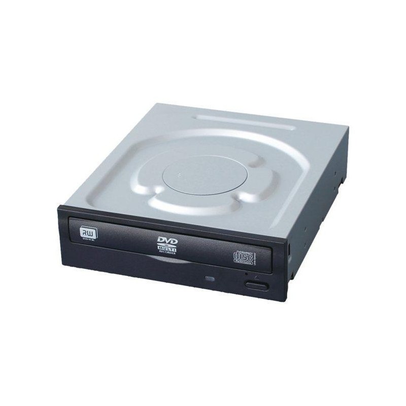 DVD-enhet med SATA-gränssnitt för installation. 5,25" med svart framsida
