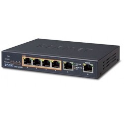 6 portars switch 4 x 10/100 / 1000Mbit RJ45 PoE + 2 x 10/100 / 1000Mbit uplink RJ45