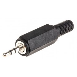 Jack hanekontakt 2,5mm stillereo till kabel montillering