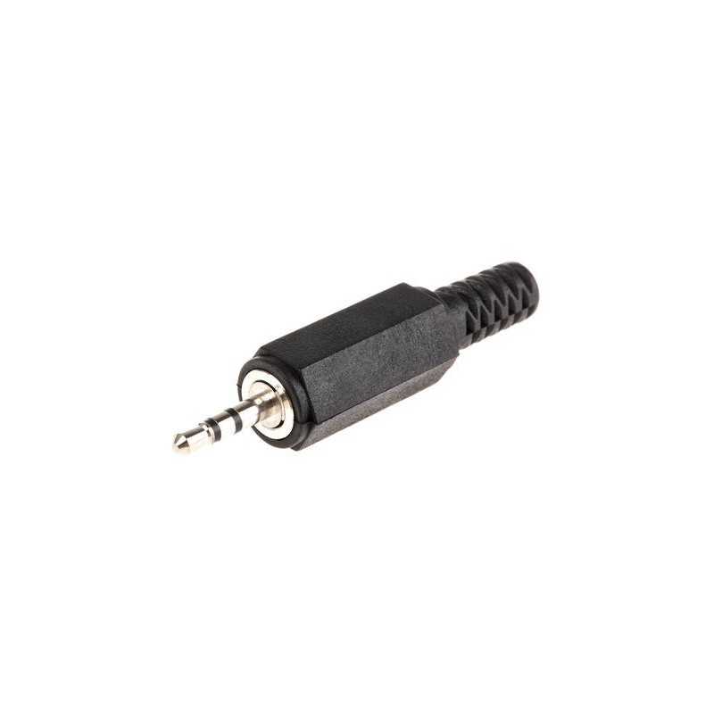Jack hanekontakt 2,5mm stillereo till kabel montillering