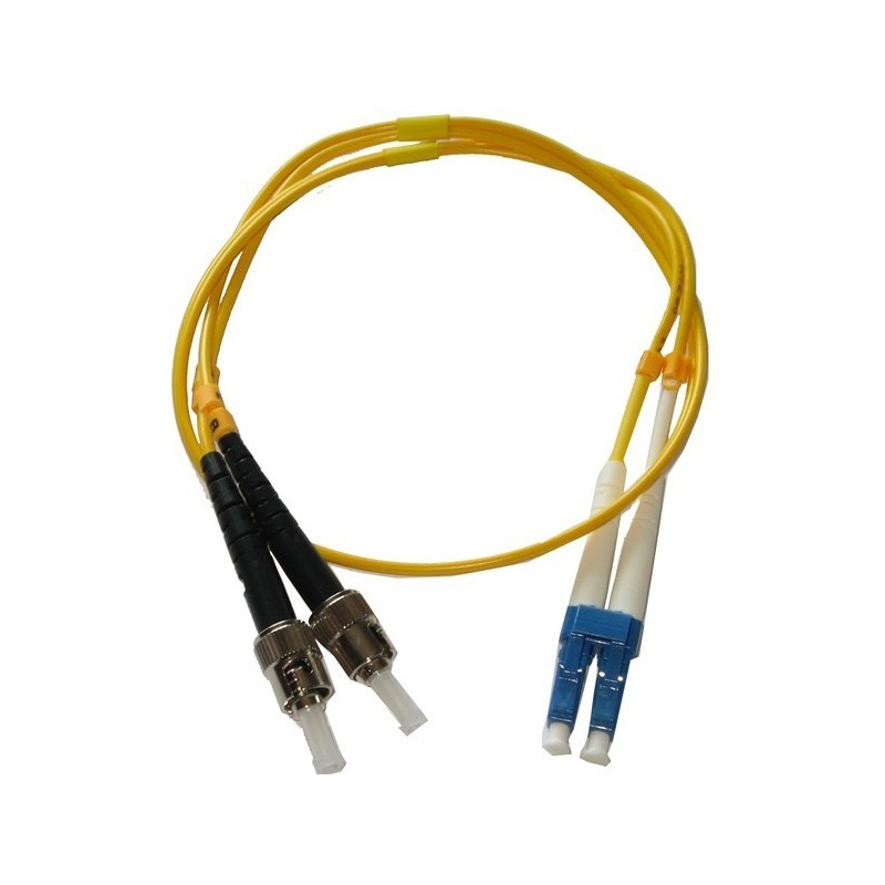 20m LC / ST single mode fiberkabel, LSZH, duplex - Binär Teknik AB