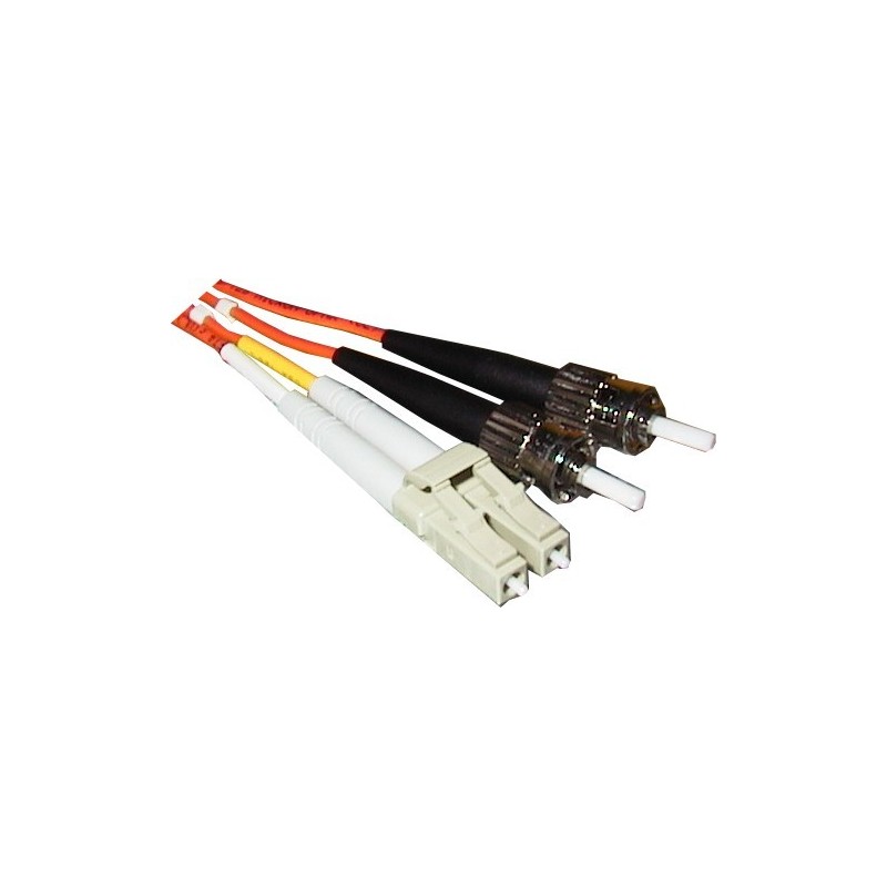 LC / ST multimode-omvandlar fiberkabel, LSZH, duplex - Binär Teknik AB