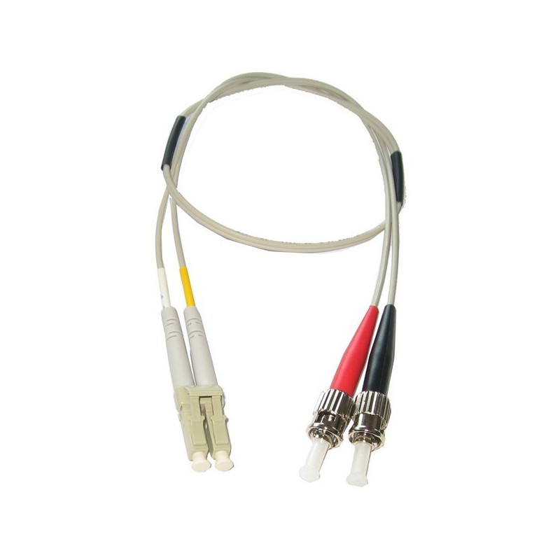 Högkvalitativ LC/ST fiberoptisk konverterkabel, 50 m duplex