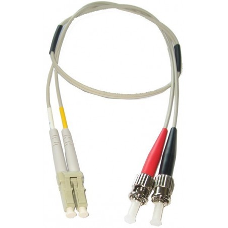 Högkvalitativ LC/ST fiberoptisk konverterkabel, 50 m duplex
