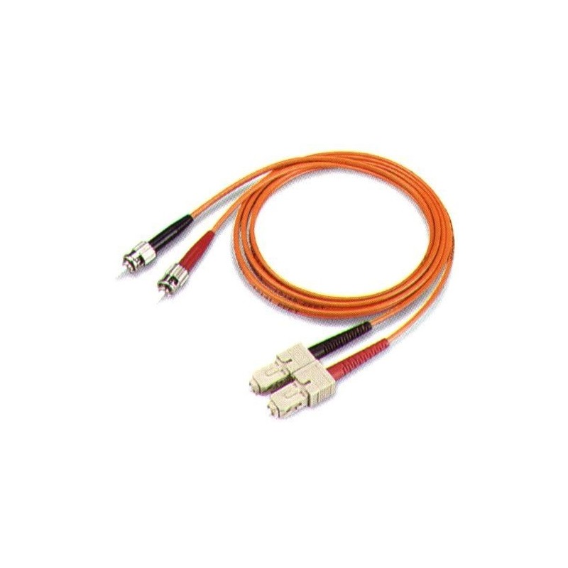 20m ST / SC multi-modifier fiberkabel, LSZH, duplex - Binär Teknik AB