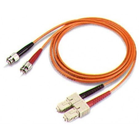 100m ST / SC multi-mode fiberkabel, LSZH, duplex - Binär Teknik AB