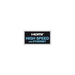 Höghastighets 4K HDMI 2.0-kabel med lås - Ethernet, ARC, 3D - 3 m längd