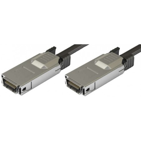 InfiniBand nätverkskabel CX4 - svart, 2 meter - Binär Teknik AB