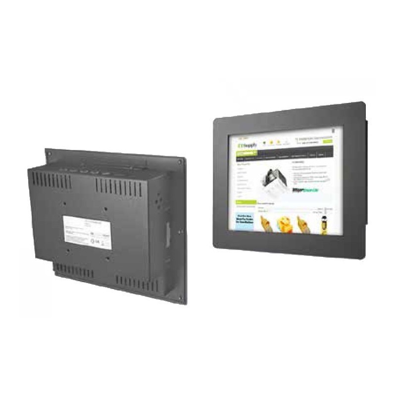 12 "skärm med IP65 nära framsida med transflektiv LCD och läsbar i solljus