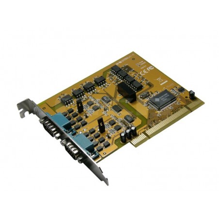 PCI-kort 2 x RS422/485, optoisolerat, DOS, WIN 98, WIN, NT-stöd SUNIX 8139SI