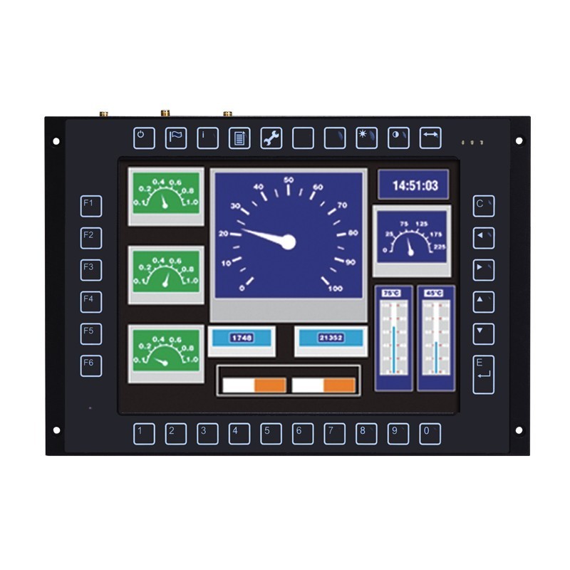 10.4" Panel PC godkänd till användning i tåg,  (EN 50155 for railway)