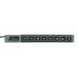 USB Stick-nycklar: 8 programmerbara nycklar med bakgrundsbelysning och makron
