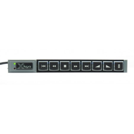 USB Stick-nycklar: 8 programmerbara nycklar med bakgrundsbelysning och makron