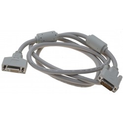 DVI-kabel. Analog DVI male - DVI hona, 28 AWG, GRAY, 2M