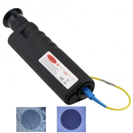 Visuell inspektion av fiberkabel - 400X (SC, ST, FC, LC)