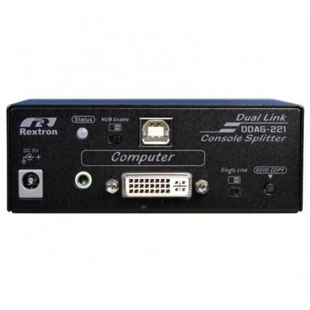 DDAG-221, DVI-DL KVM  Splitter med avanceret EDID funktion