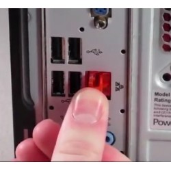 Engångs låset till RJ45-port för att säkerställa RJ45 nätverksportar