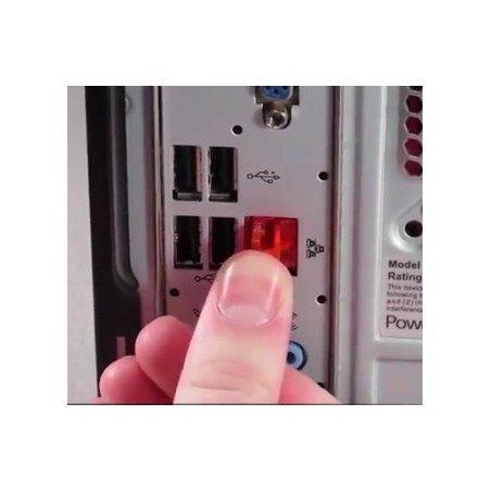 Engångs låset till RJ45-port för att säkerställa RJ45 nätverksportar