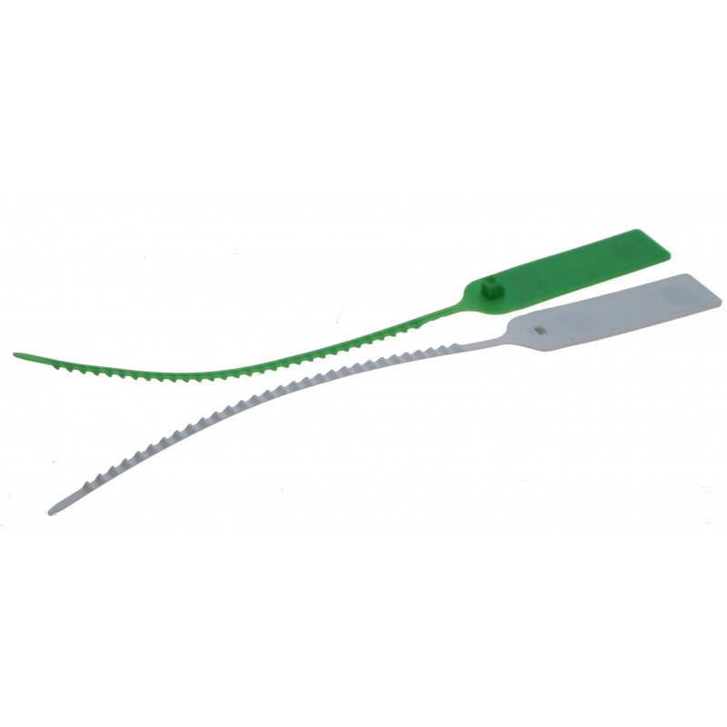 Uhf rfid tagg, remsor med tecken i blått, 860-960mhz