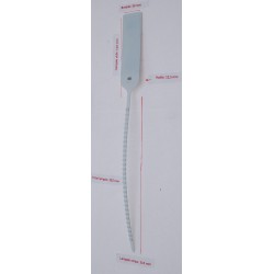 Uhf rfid tagg, remsor med tecken i blått, 860-960mhz