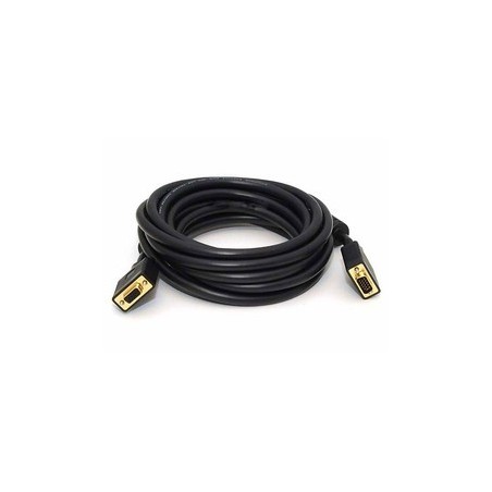 HIGH GRADE VGA-förlängningskabel DB15HD hane/hona, svart, 5 meter