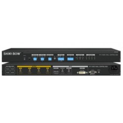 4K HDMI Video Wall Splitter & Controller för 4 skärmar