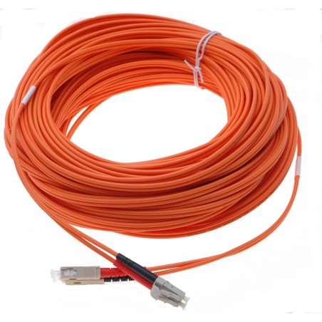 LC / SC multi-mode-fiberkabel, duplex, LSZH- Binär Teknik AB