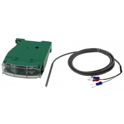 4-20mA sändare för PT100, inklusive 3-tråds PT.100-sensor, stål och 2m stål-flex-kabel