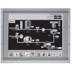 19" Panel PC 6:e gen i7 med pekskärm, kan levereras med PCI eller PCIex expansion