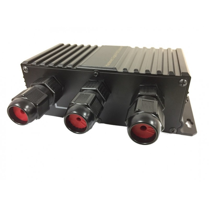 PoE splitter til PoE Ultra med 2 x PoE ud på hver 33Watt, til udendørs brug