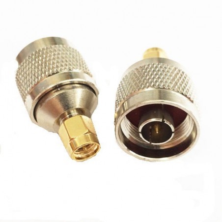 SMA haneeee til N-type haneeee RF coax adapter