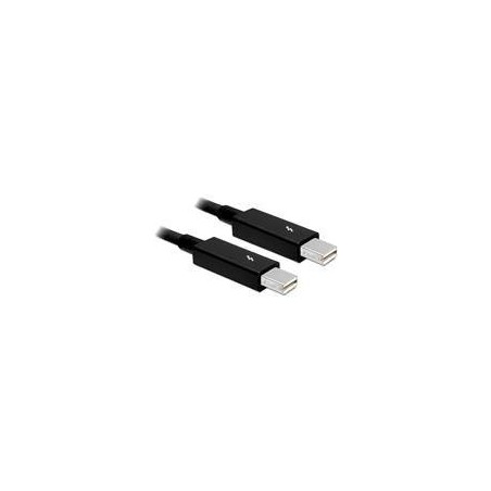 Thonaderbolt kabel 10 Gbit hane-hane, AWG 34, svart, 3,0m
