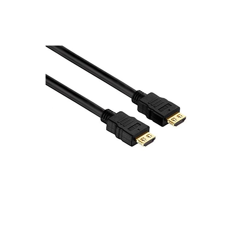 HDMI 2.0 4K High Speed ​​Ethernet-kabel med lås, PureInstall, svart, 10m
