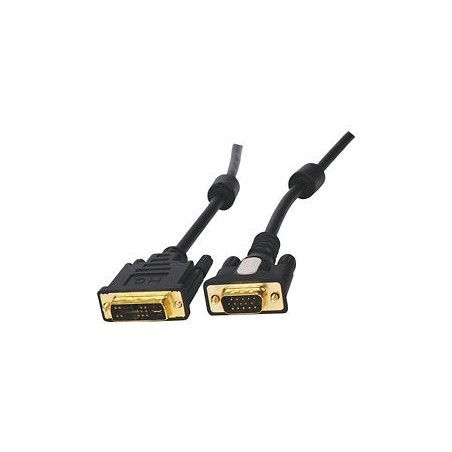 DVI-i analog kabel för DB15HDM, DVI till VGA 5 meter