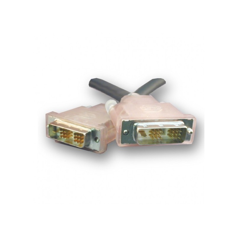 SLAC DVI kabel, DVI-D hane til DVI-D hane, Single Link. Til lange kabeltræk, svart, 10m
